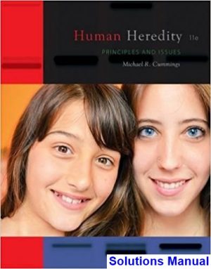 Human Heredity Principles and Issues 11th Edition Cummings Solutions Manual