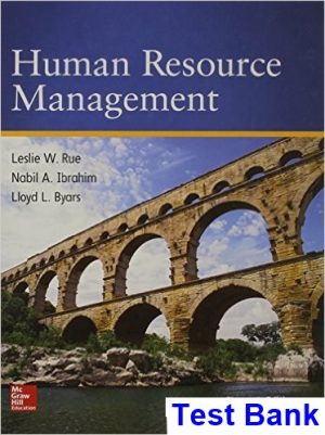 Human Resource Management 11th Edition Rue Test Bank