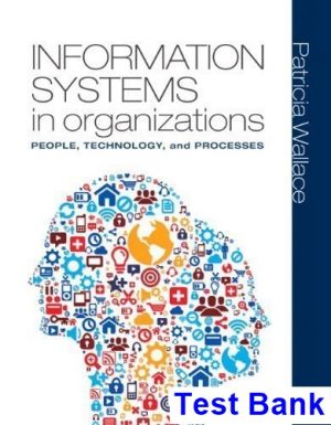 Information Systems in Organizations 1st Edition Patricia Wallace Test Bank