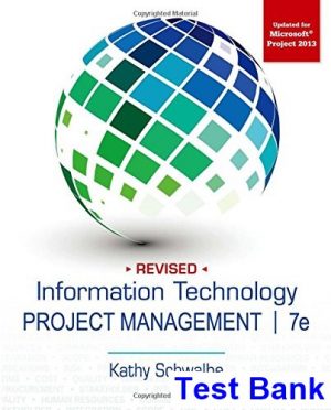 Information Technology Project Management 7th Edition Kathy Schwalbe Test Bank