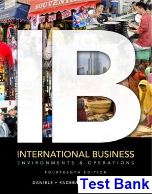 International Business 14th Edition Daniels Test Bank