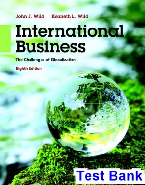 International Business The Challenges of Globalization 8th Edition Wild Test Bank