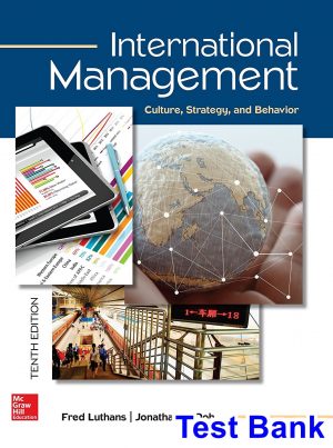 International Management Culture Strategy and Behavior 10th Edition Luthans Test Bank