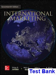 International Marketing 17th Edition Cateora Test Bank