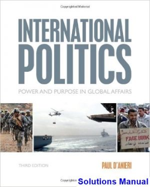International Politics Power and Purpose in Global Affairs 3rd Edition Paul DAnieri Solutions Manual