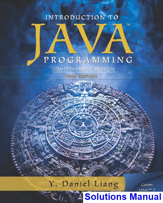 Introduction To Java Programming Comprehensive Version 10th Edition ...