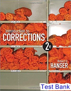 Introduction to Corrections 2nd Edition Hanser Test Bank