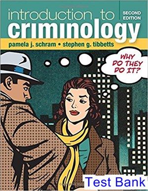 Introduction to Criminology Why Do They Do It 2nd Edition Schram Test Bank
