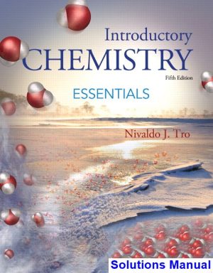 Introductory Chemistry Essentials 5th Edition Tro Solutions Manual