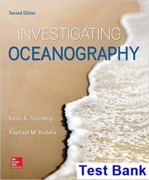 Investigating Oceanography 2nd Edition Sverdrup Test Bank