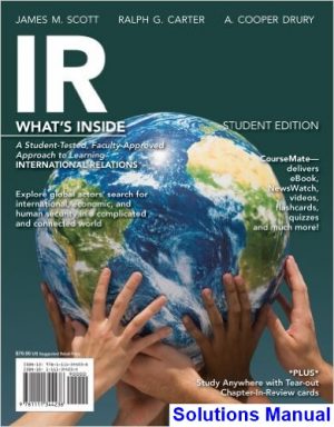 IR 2014 Edition 1st Edition Scott Solutions Manual