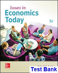 Issues in Economics Today 8th Edition Guell Test Bank