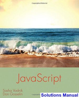JavaScript The Web Warrior Series 6th Edition Vodnik Solutions Manual