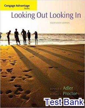 Looking Out Looking In 14th Edition Adler Test Bank