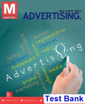 M Advertising 2nd Edition Arens Test Bank