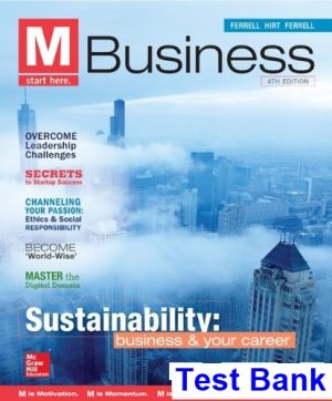 M Business 4th Edition Ferrell Test Bank