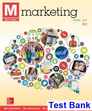 M Marketing 4th Edition Grewal Test Bank
