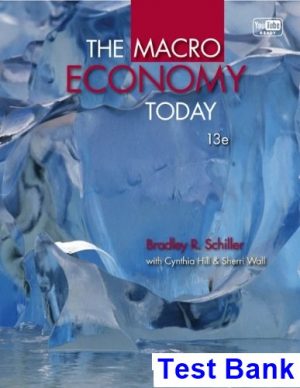 Macro Economy Today 13th Edition Schiller Test Bank