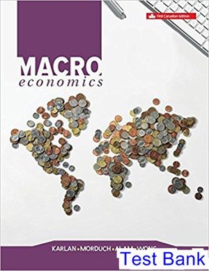 Macroeconomics Canadian 1st Edition Karlan Test Bank