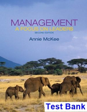 Management A Focus on Leaders 2nd Edition McKee Test Bank