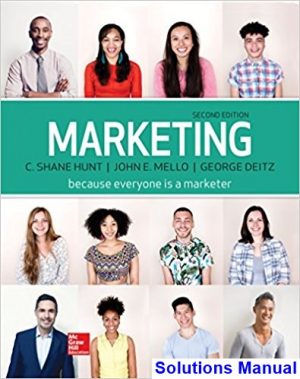 Marketing 2nd Edition Hunt Solutions Manual