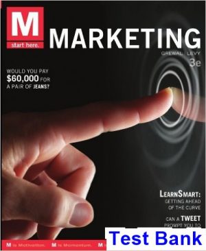 Marketing 3rd Edition Grewal Test Bank