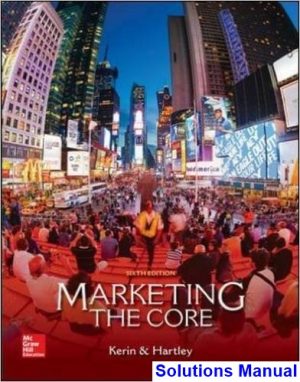 Marketing The Core 6th Edition Kerin Solutions Manual