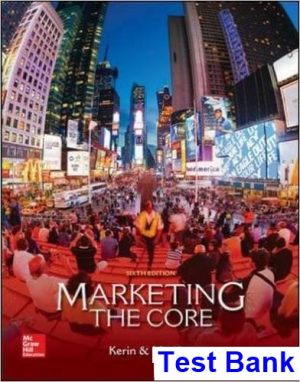 Marketing The Core 6th Edition Kerin Test Bank