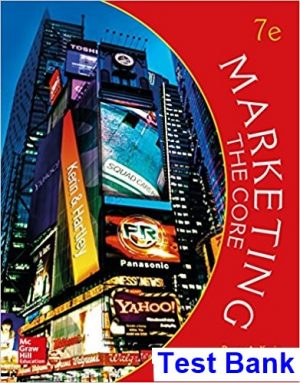 Marketing The Core 7th Edition Kerin Test Bank
