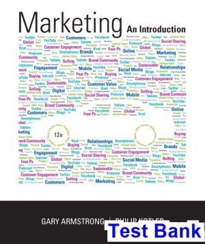 Marketing An Introduction 12th Edition Armstrong Test Bank