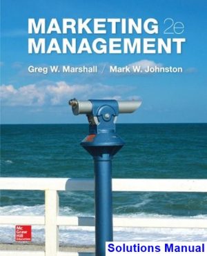 Marketing Management 2nd Edition Marshall Solutions Manual