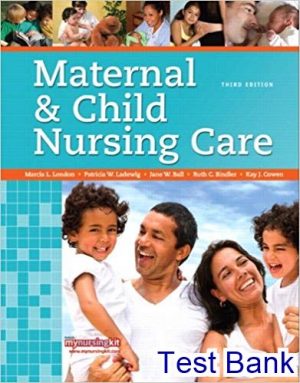 Maternal and Child Nursing Care 3rd Edition London Test Bank