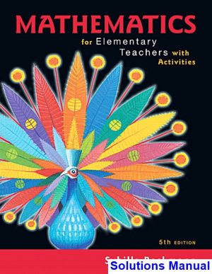 Mathematics for Elementary Teachers 5th Edition Beckmann Solutions Manual
