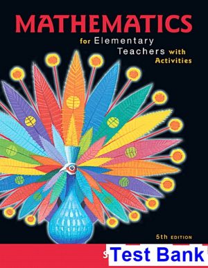Mathematics for Elementary Teachers 5th Edition Beckmann Test Bank