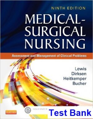 Medical-Surgical Nursing 9th Edition Lewis Test Bank