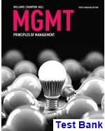 MGMT Canadian 3rd Edition Williams Test Bank