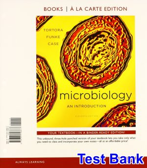 Microbiology An Introduction 11th Edition Tortora Test Bank