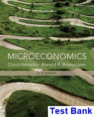 Microeconomics 5th Edition Besanko Test Bank
