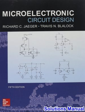 Microelectronic Circuit Design 5th Edition Jaeger Solutions Manual