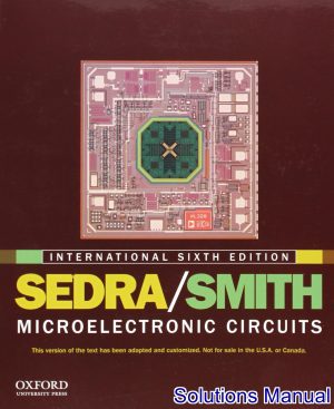 Microelectronic Circuits International 6th Edition Sadra Solutions Manual