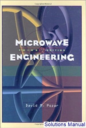 Microwave Engineering 3rd Edition Pozar Solutions Manual