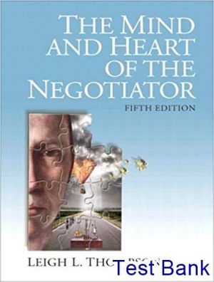 Mind And Heart Of The Negotiator 5th Edition Thompson Test Bank