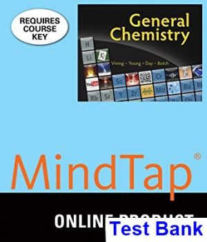 MindTap General Chemistry 4 terms 24 months Instant Access 1st Edition Vining Test Bank