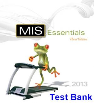 MIS Essentials 3rd Edition Kroenke Test Bank