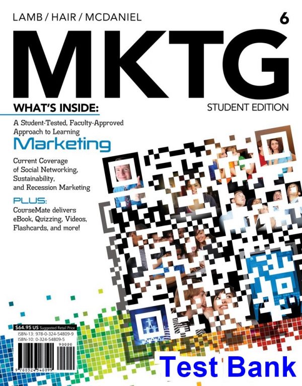 MKTG 6th Edition Lamb Test Bank
