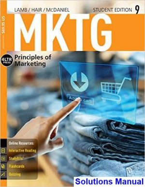 MKTG 9 9th Edition Lamb Solutions Manual