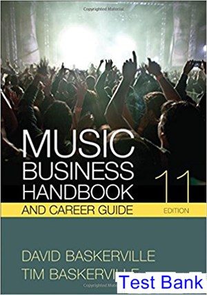 Music Business Handbook and Career Guide 11th Edition Baskerville Test Bank