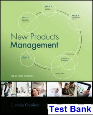 New Products Management 11th Edition Crawford Test Bank