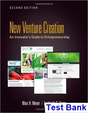 New Venture Creation 2nd Edition Meyer Test Bank