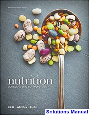Nutrition Concepts and Controversies Canadian 4th Edition Sizer Solutions Manual
